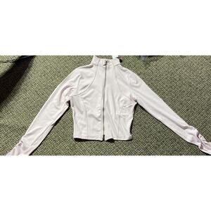 NWT Gilly Hicks Women's Active Recharge Zip-Up Jacket Solid Pink Long-Sleeve